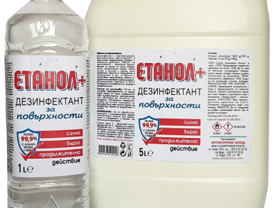 Дезинфектант за повърхности Етанол+