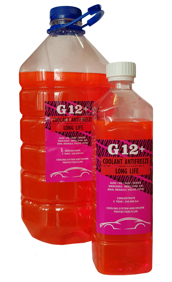 Антифриз червен органичен G12+ Long Life -80°С